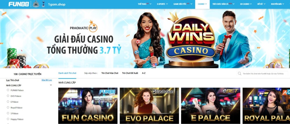 Sân chơi casino trực tuyến